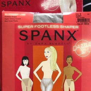 (2) Spanx Super Footless Shaper